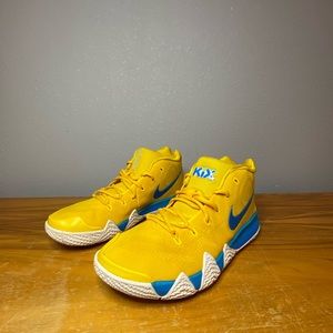 Nike Kyrie 4 “Kix” Mens Sneaker Yellow Size 10.5.